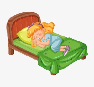 چاش خوابیدن کودک
